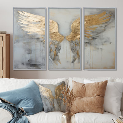 Dicha - Ailes d'ange, ensemble de décorations murales
