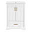 Meuble-lavabo moderne de 24 pouces avec lavabo en céramique et rangement double couche, facile à nettoyer et à installer-117168487