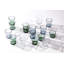 Ensemble de 12 verres empilables bleus-115678258