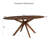 70.8"W Oval Solid Wood Base Dining Table-596164007