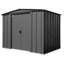 Remise de rangement Classic en acier, 8 x 6, gris anthracite-67124322