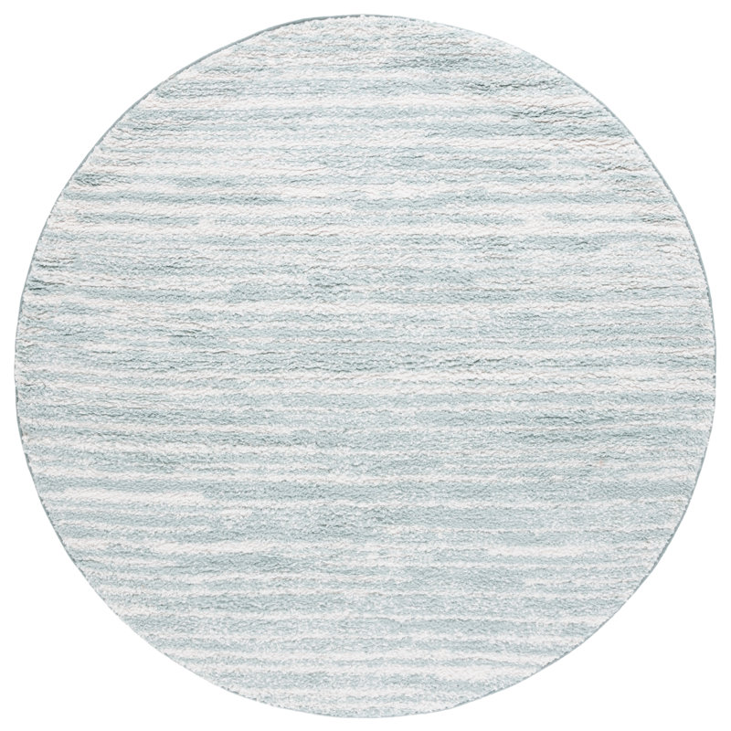 Isidro Power-Loomed Polyester Shag Area Rug , Round 6'7"