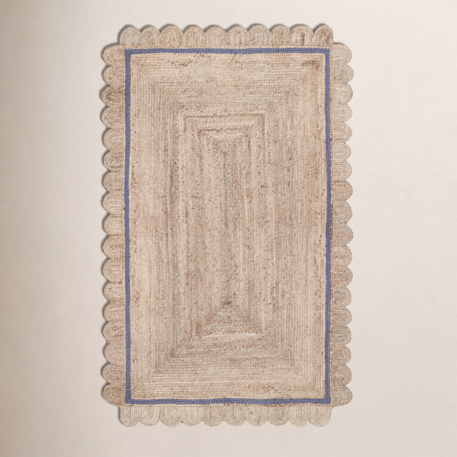 Hand-Braided Jute Rug, Rectangle 6' x 9'