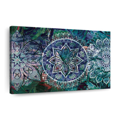 Mandala sacré, symbole mandala sur toile