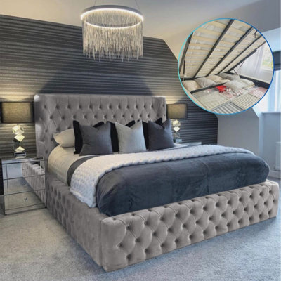 Aliyannah Upholstered Ottoman Storage Bed