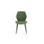Lot de 4 chaises de salle à manger rétro en polyuréthane vert olive avec coussin spacieux et confortable. Plusieurs couleurs disponibles.-573435786-573435788