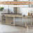 Expandable Kitchen Island Cart With Storage & Power Outlets, Retro Rolling Kitchen Island With Drawers & Shelves-1493283698