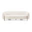 Thrive - tissu beige moderne + canapé en laiton antique