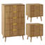 Ensemble de chambre à coucher 3 pièces (1 commode + 2 tables de chevet)-5427662-29354910