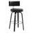 Swivel Upholstered Stool With T-Shaped Backrest-1438317361-1438317366-1410634227
