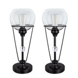 Metal Torchiere Lamp