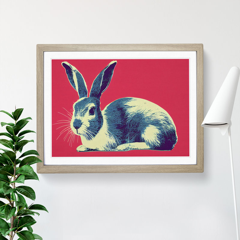 Pop Hare - Single Picture Frame Print