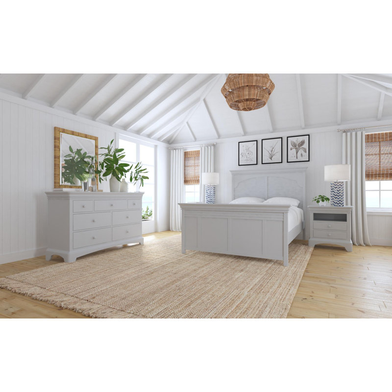 Neopolitan 7-drawer Dresser  , Soft Gray