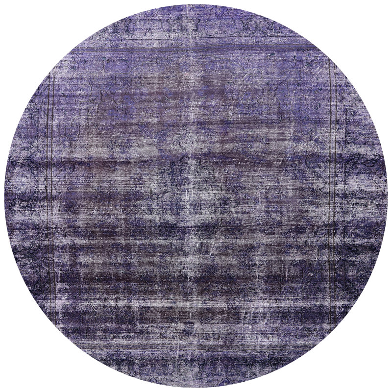 Tapis oriental mauve, Rond 8 pi