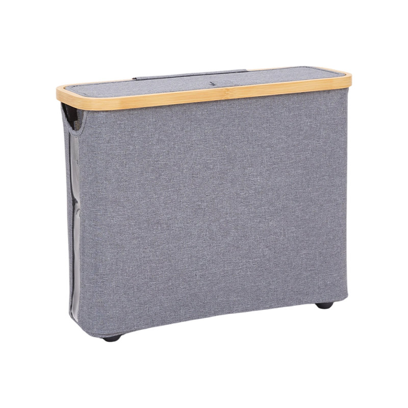 Bamboo Bathroom Cabinet, Grey