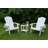 2-Piece All-Season Outdoor Lounge Chairs Perfect For Patio Chats & Garden Leisure Gatherings-1760587002-1760587003
