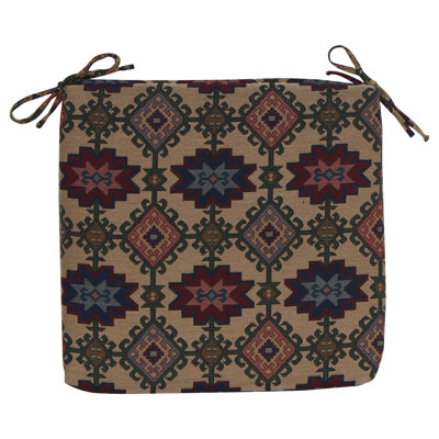 20-Inch By 19-Inch Tapestry Chair Cushion
