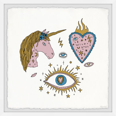 Unicorn Swag - Single Picture Frame Painting