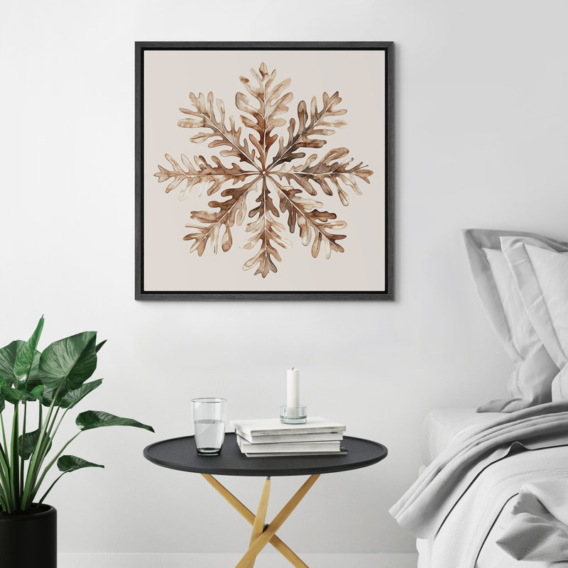Reproduction d'art sur toile encadrée rétro, H 16 po x l 16 po, Noir, noir, noir, noir