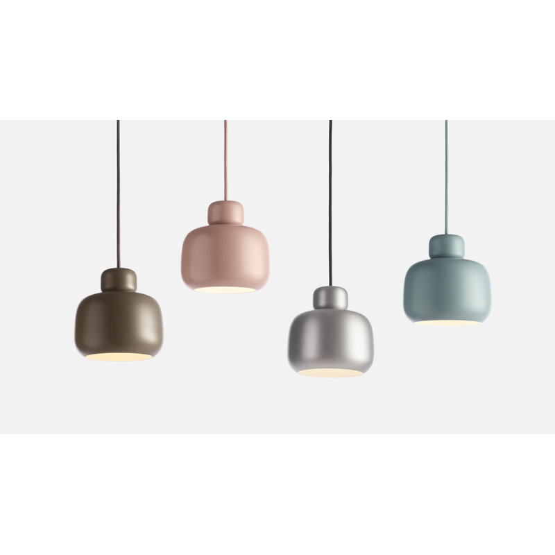 Stone Pendant (Small), Taupe