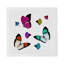 Butterflies Hemstitch 22" Linen/Cotton Napkin-126138148