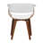 Baumgartner 18.1'' H Polyurethane Upholstered Walnut Armchair-33416471
