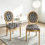 Chaise en bois massif avec garniture cloutée-1728852566