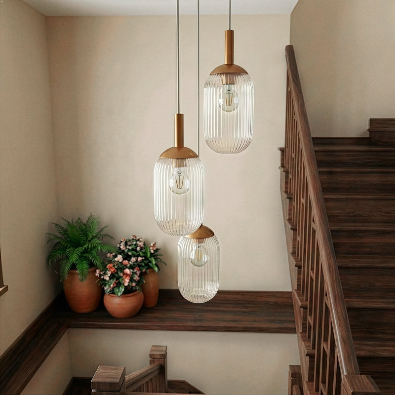 Jadon BRONZE TRIPLE CAPSULE PENDANT