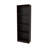Stained Walnut Flat Bookcase With Open Storage And 4 Shelves-1524979992