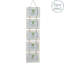 Nicola Spring - Rustic Wooden Hanging 5 Photo Frames - 6 x 4"-50945769