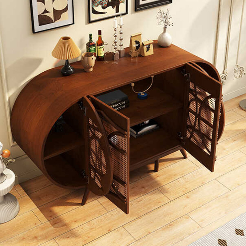 Buffet décoratif style français, Brun