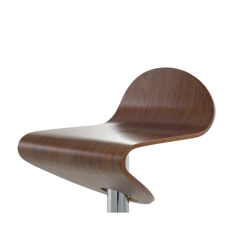Lisa Swivel Counter Stool, Dark Brown