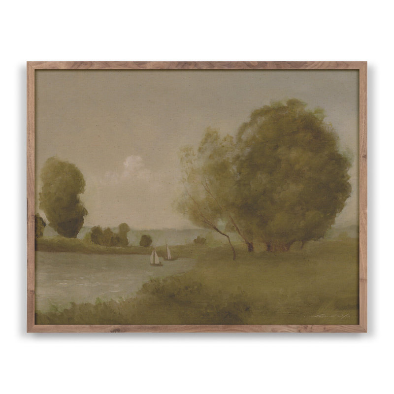 Sail #4 by Hannah Winters, Brown, 47.5" H x 60" W x 2.5" D