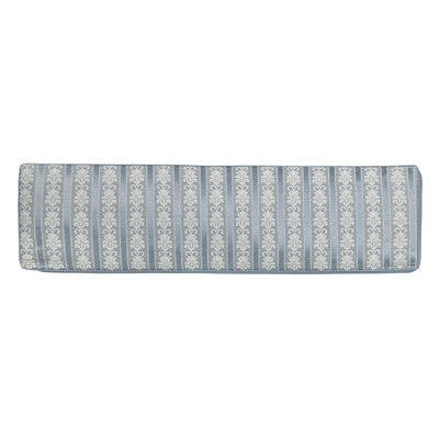 QUEENSBURY - STEEL BLUE BOLSTER DECORATIVE THROW PILLOW