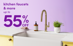 kitchen faucets & more on clearance