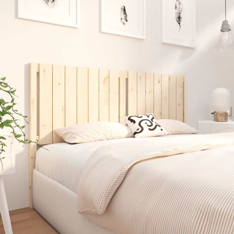 Burley Solid Wood Headboard, Double (4'6), Natural