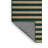 Machine Washable Horizontal Stripes Green Area Rug-91023854