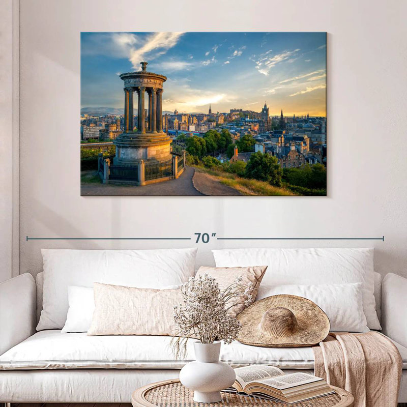 Lilie Edinburgh From Calton Hill, 32" H x 48" W