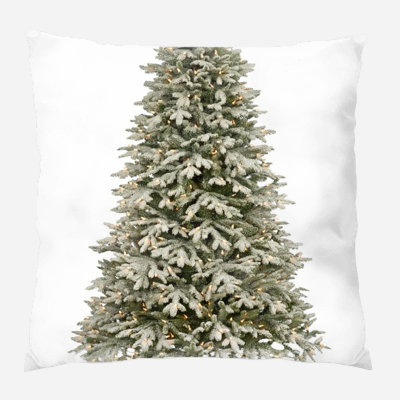 Canvas Outdoor Reversible Throw Pillow