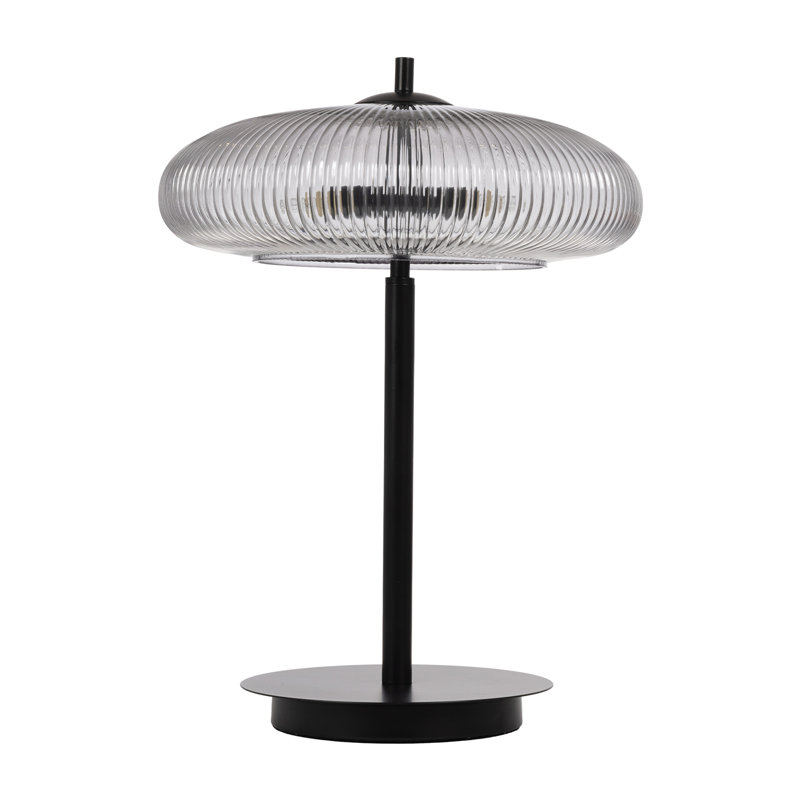 Ashwell Table Lamp with Ribbed Glass