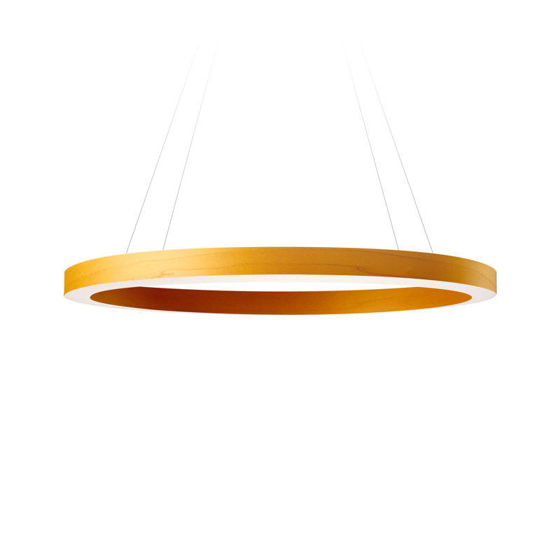 Oh! Line 1 - Light LED Pendant, 2" H x 31.5" W x 31.5" D, Yellow