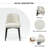 Arline Solid Wood Upholstered Dining Chair