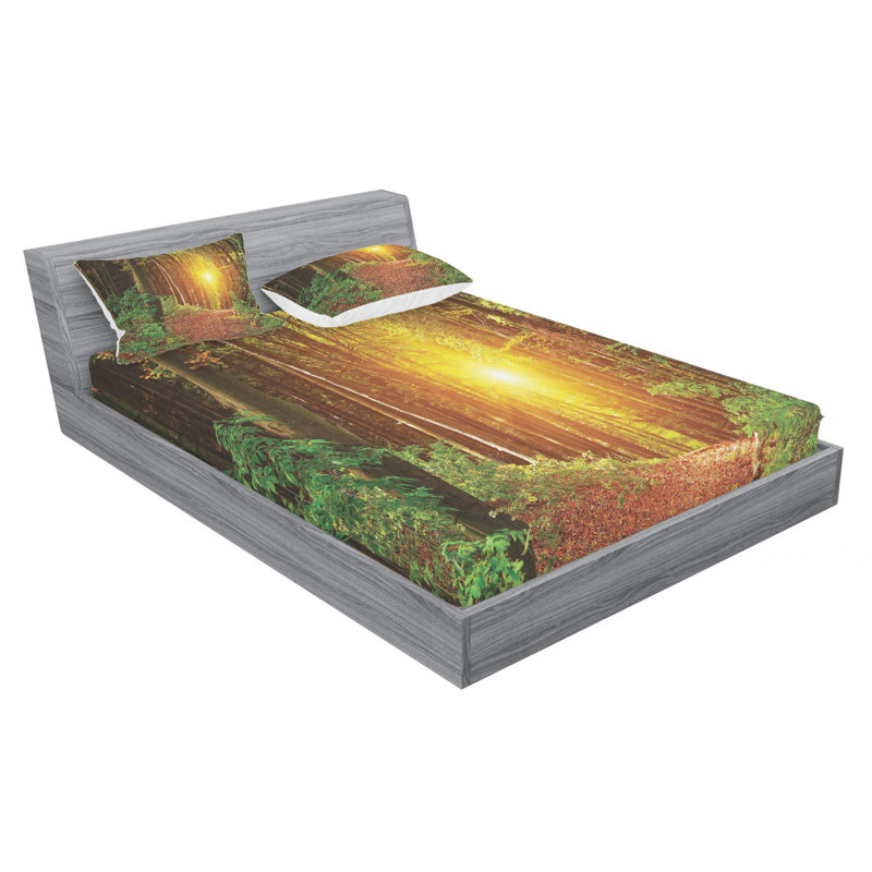 Microfiber Sheet Set, Full Sheet Set with Fitted Sheet