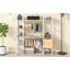 Garde-robe ouverte avec rails suspendus-673259875