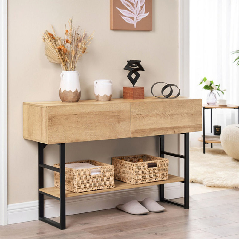 Console Burlywood, H 29,53 po x L 39,37 po x l 11,81 po