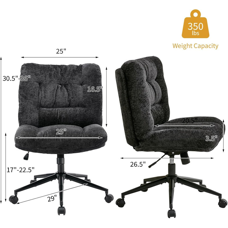 Faux Leather Accent Chair, Grey
