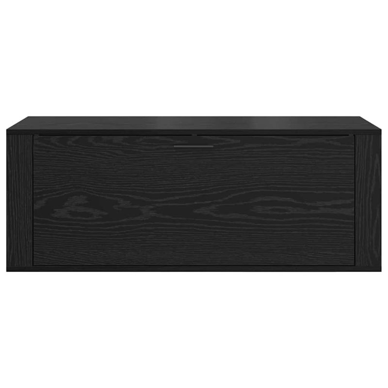 6 Pair Shoe Storage Cabinet, Black