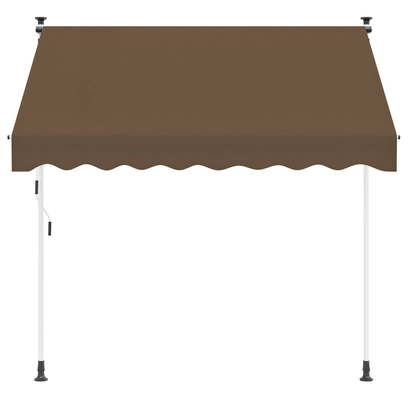VidaXL Retractable, 300cm H x 350cm W x 115cm D, Taupe