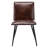 Keava 19" Wide Modern Farmhouse Dining Side Chair in Distressed Leather with Natural Shading-1100826541-1206726060
