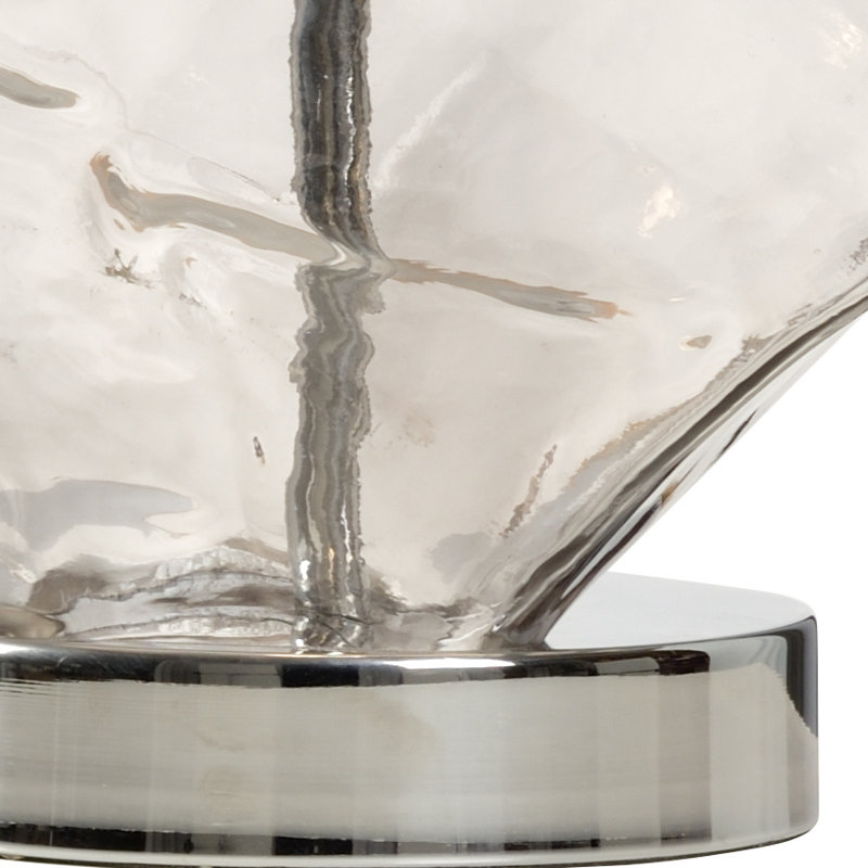 MarketPlace Glass USB Table Lamp